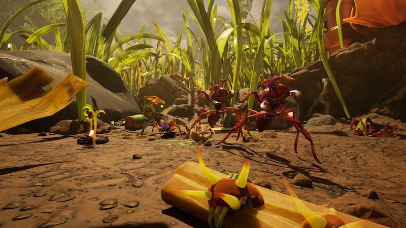 Wave of insects at the beginning of the quest in Grounded 2