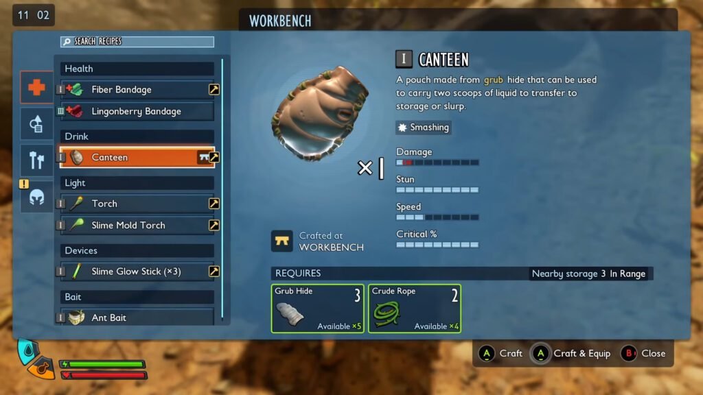 How To Craft A Canteen in Grounded 2