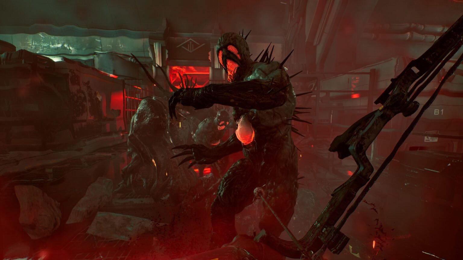An enemy with a weapon in killing floor 3.