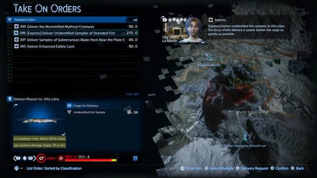 Complete Standard Orders and Aid Requests