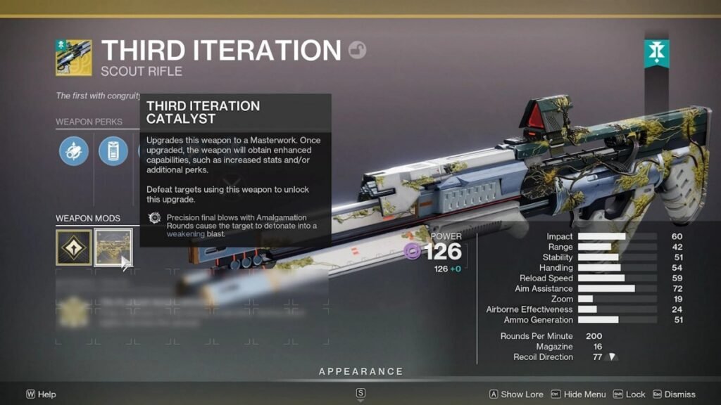Top 5 DPS weapons in Destiny 2: Edge of Fate | Destiny 2 | GamesHorizon A-screenshot-of-Third-Iteration-from-Destiny-2