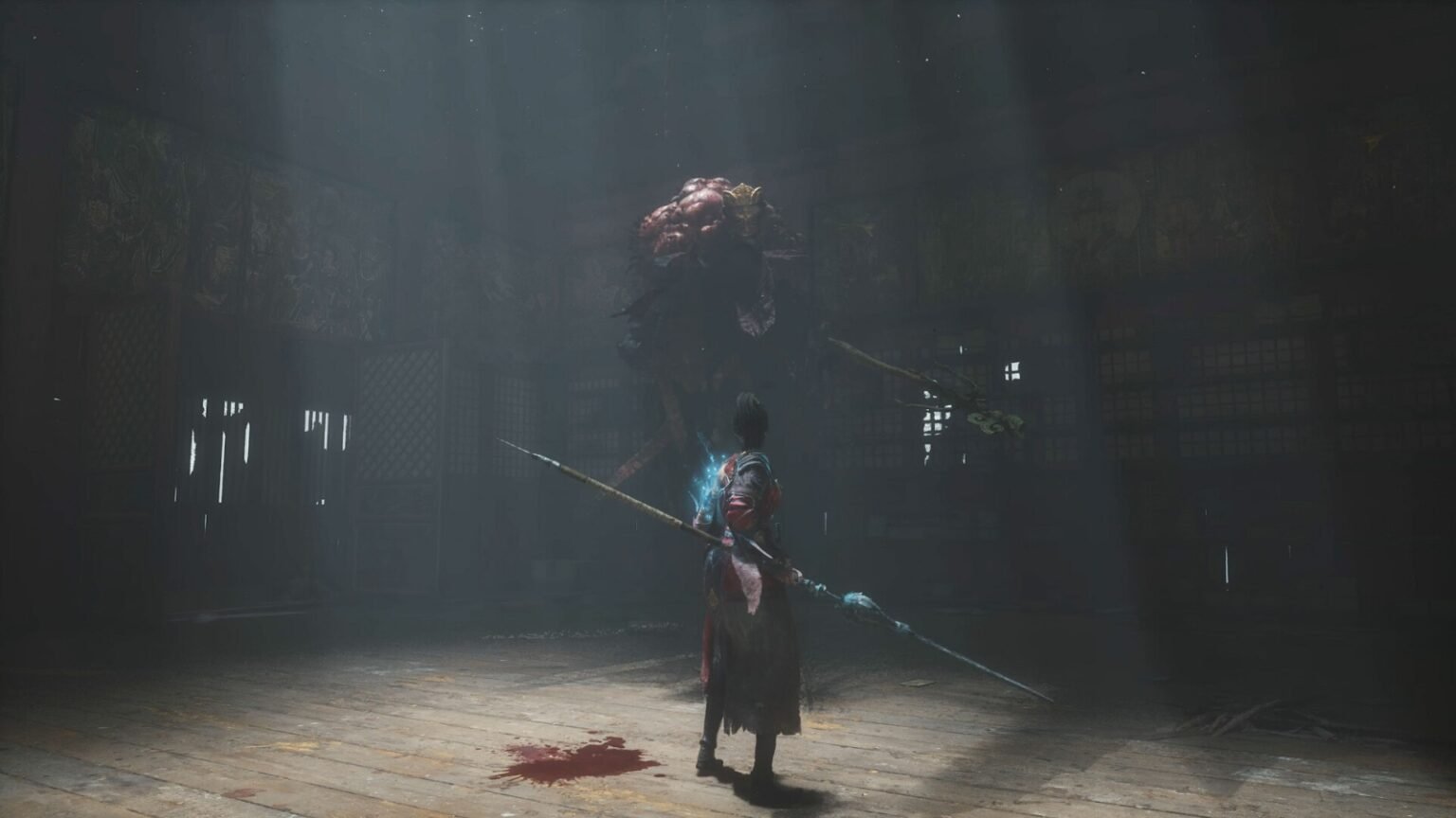 A screenshot of Wuchang fighting against a boss in Wuchang Fallen Feathers