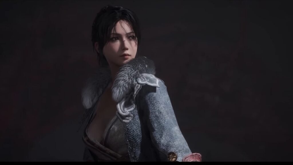 Wuchang: Fallen Feathers - Complete Guide To Unlock All 4 Endings | Wuchang: Fallen Feathers | GamesHorizon Wuchang hiding against a wall in Wuchang Fallen Feathers