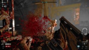 The player fighting against zombies in Killing Floor 3