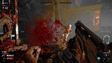 The player fighting against zombies in Killing Floor 3
