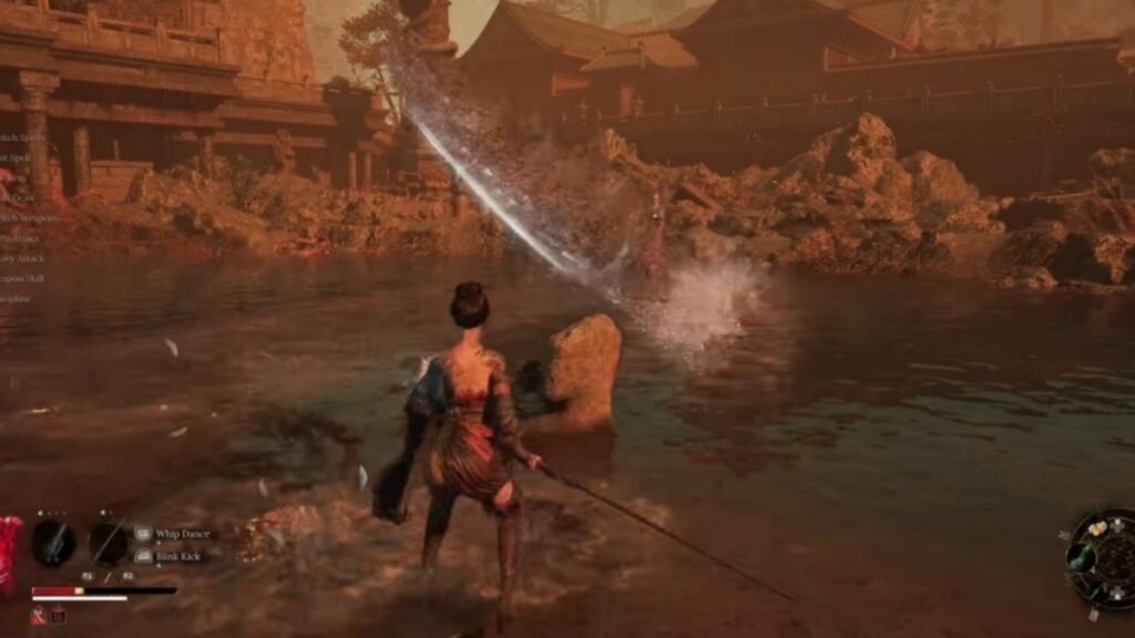 Commander Honglan using Windwaves in Wuchang Fallen Feathers