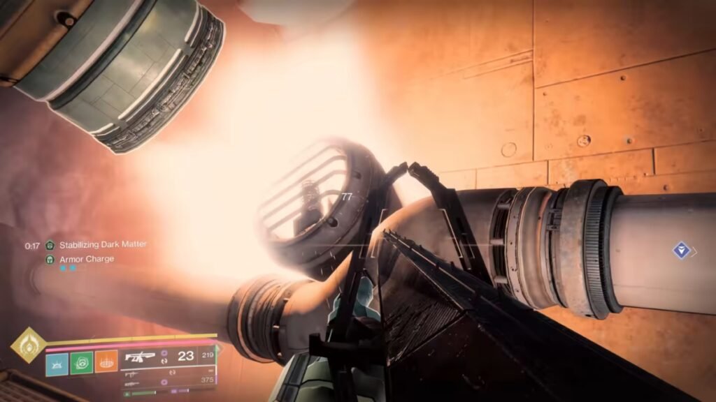 Destiny 2 The Edge of Fate: How To Unlock the door in Dark Academia | Destiny 2 | GamesHorizon The player destroying the third Fuse in Destiny 2 The Edge of Fate mission.