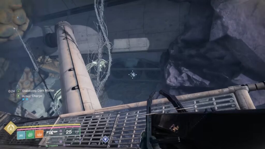 Destiny 2 The Edge of Fate: How To Unlock the door in Dark Academia | Destiny 2 | GamesHorizon The player looking at the second Fuse in Destiny 2.