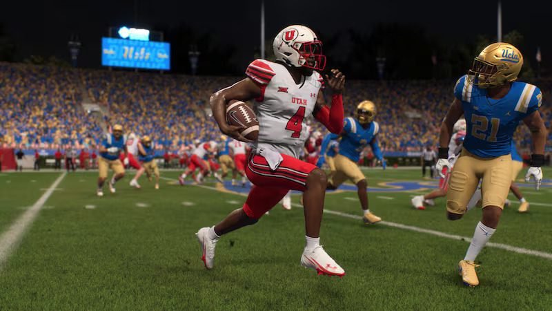 College Football Field Palyers