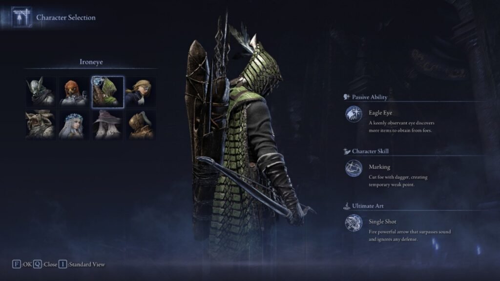 Elden Ring: Nightreign - Everdark Sovereign Augur (Maris) Boss Guide | Elden Ring | GamesHorizon Ironeye-Character-selection-screen-in-Elden-Ring-Nightreign