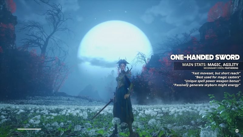 Wuchang Fallen Feather holding a One Handed Sword