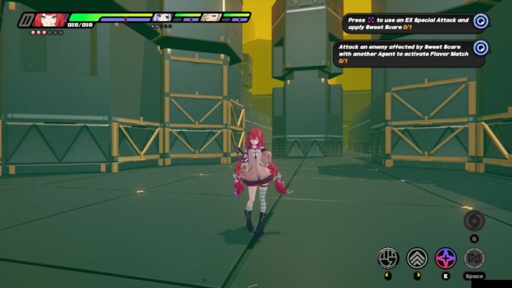 Yuzuha from her demo in Zenless Zone Zero