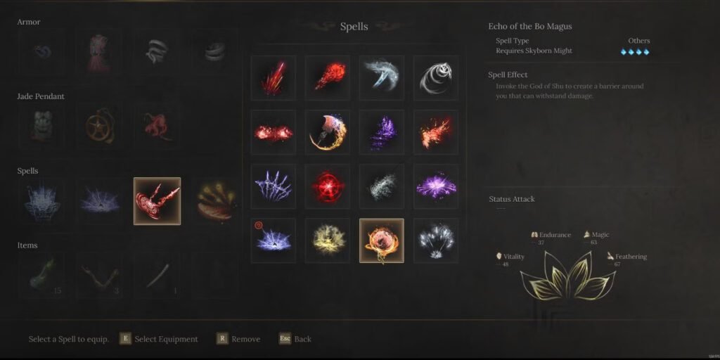 Possible rewards you can get in Wuchang Fallen Feather