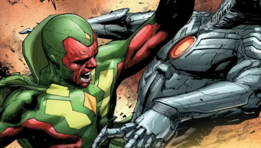 Vision attacking an enemy.