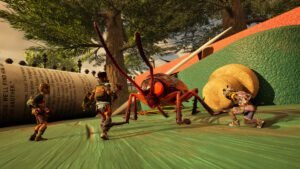 A bug going to attack players in Grounded 2.