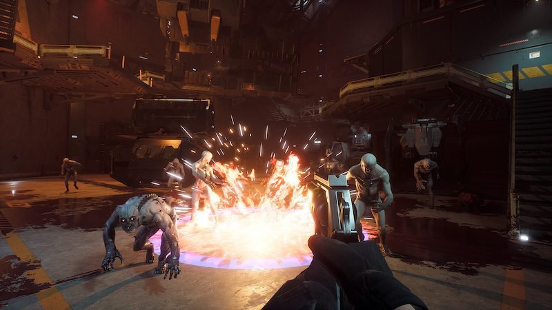 Killing Floor 3: Best Engineer Build for Crowd Control, DPS, and Team Support | | GamesHorizon The player shooting at monsters in killing floor 3.