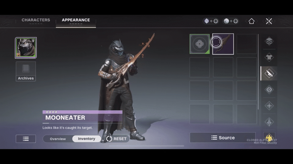 How to change appearance in Destiny Rising | change appearance in Destiny Rising | GamesHorizon Still from character changing screen in change appearance in Destiny Rising