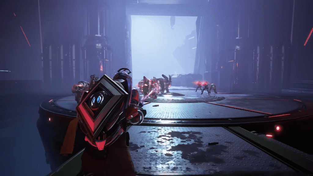 Taking down enemies in Destiny: Rising