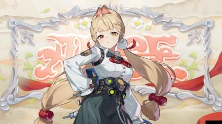 A screenshot of Alice standing with one hand on her waist in Zenless Zone Zero
