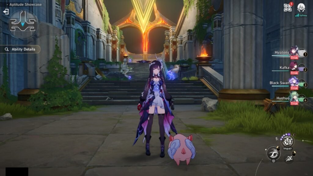 Honkai: Star Rail - Hysilens Build Guide (Light Cone, Relics, & Kit) | Honkai: Star Rail | GamesHorizon A screenshot of Hysilens standing in her trial menu in Honkai Star Rail
