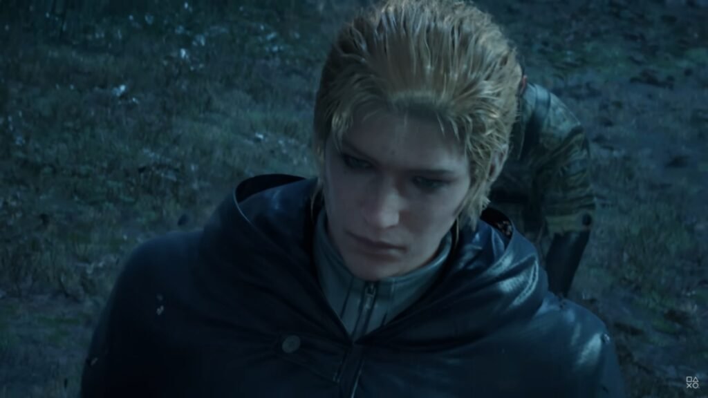 A screenshot of The Boss walking away from Snake in Metal Gear Solid Delta