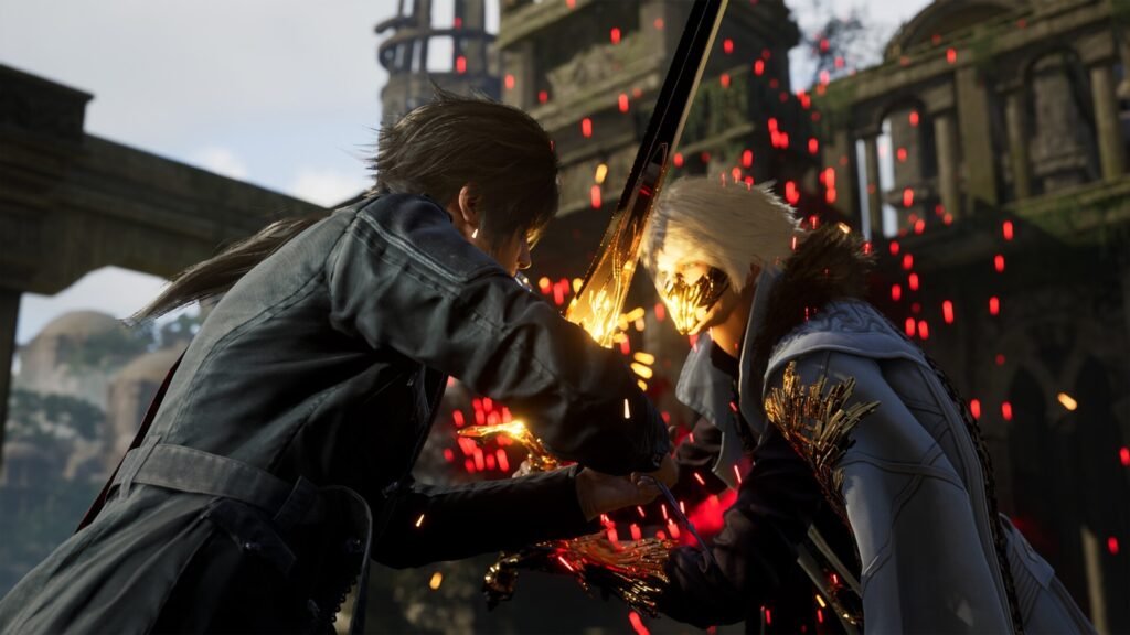 Is Lost Soul Aside a Soulslike? | Lost Soul Aside,soulslike | GamesHorizon A screenshot of the protagonist fighting against an enemy while using a sword in Lost Soul Aside