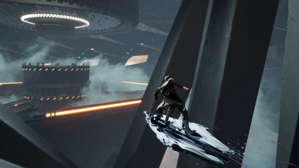 How To Change Difficulty In Lost Soul Aside | Lost Soul Aside | GamesHorizon A screenshot of the protagonist flying in Lost Soul Aside