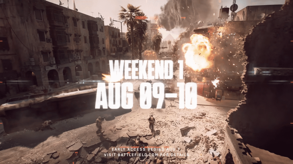 Battlefield 6 Open Beta Early Access Week 1 dates