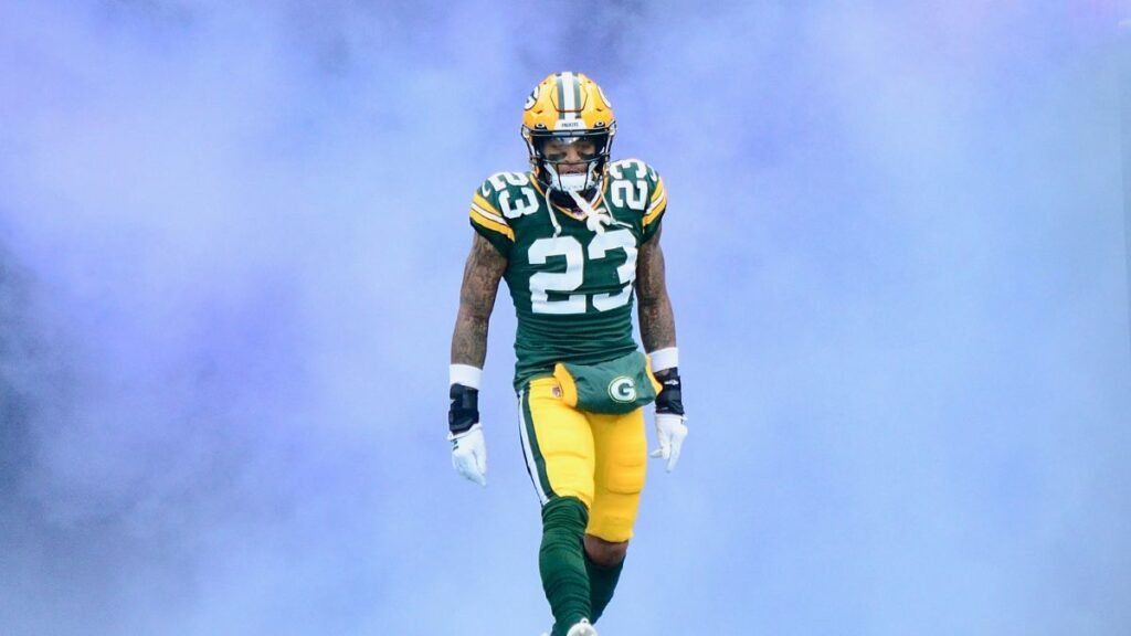 Jaire Alexander playing football