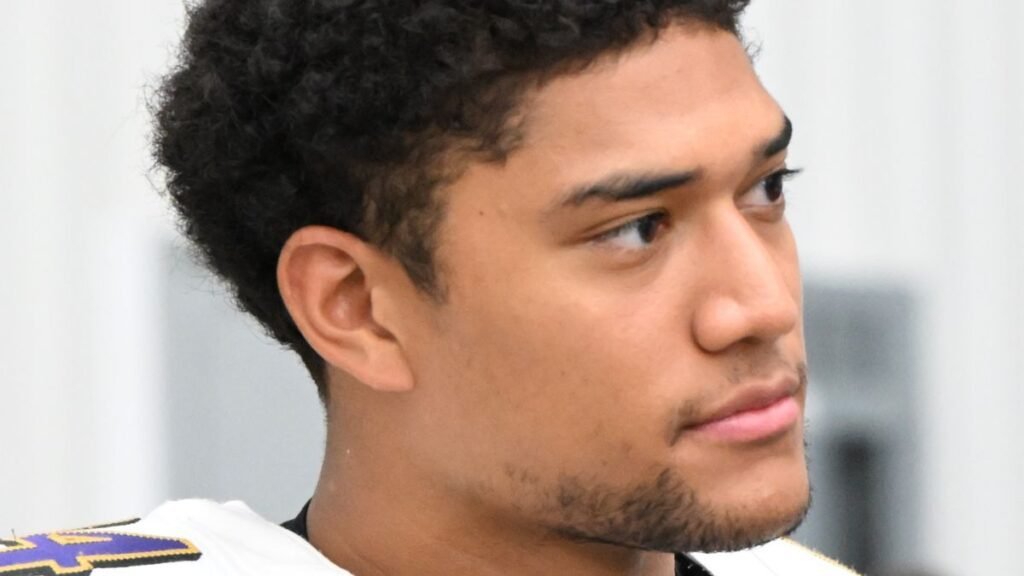 Kyle Hamilton playing football