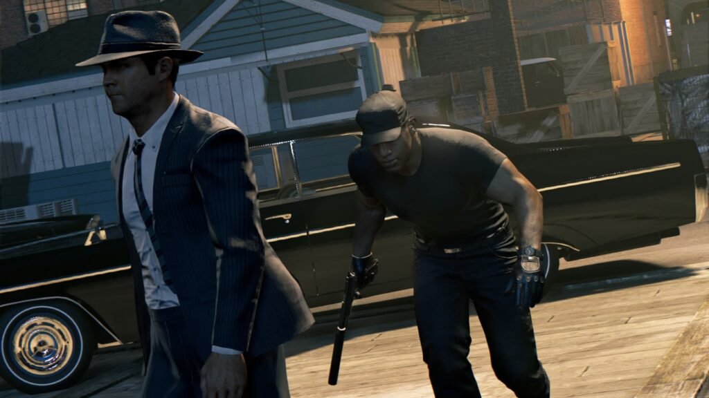 Lincoln Clay about to kill someone in Mafia 3.