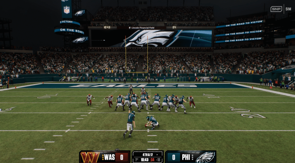 Players kicking off the ball in Madden NFL 26