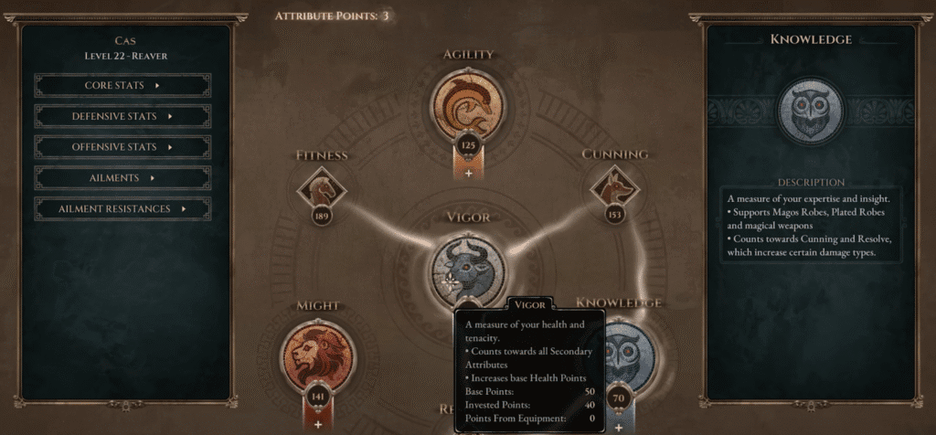 Respeccing your attributes in Titan Quest 2