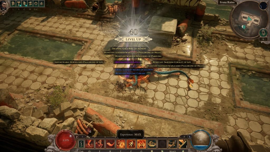 Reaching the highest Level (lvl 40) in Titan Quest 2
