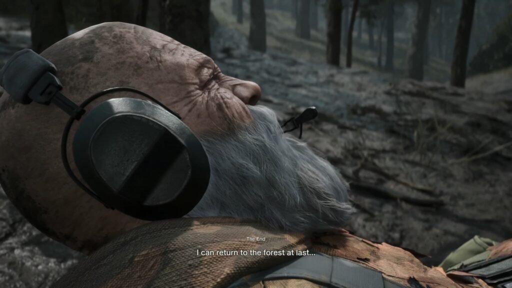 How To Beat The End In Metal Gear Solid Delta: Snake Eater | | GamesHorizon The end saying that its time to return to the forest in Metal Gear Solid Delta Snake Eater