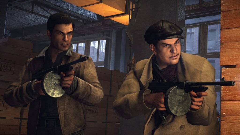 Vito and Joey with Guns in Mafia 2.