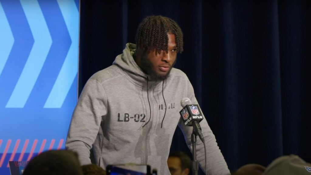 Will Anderson Jr. in an NFL conference