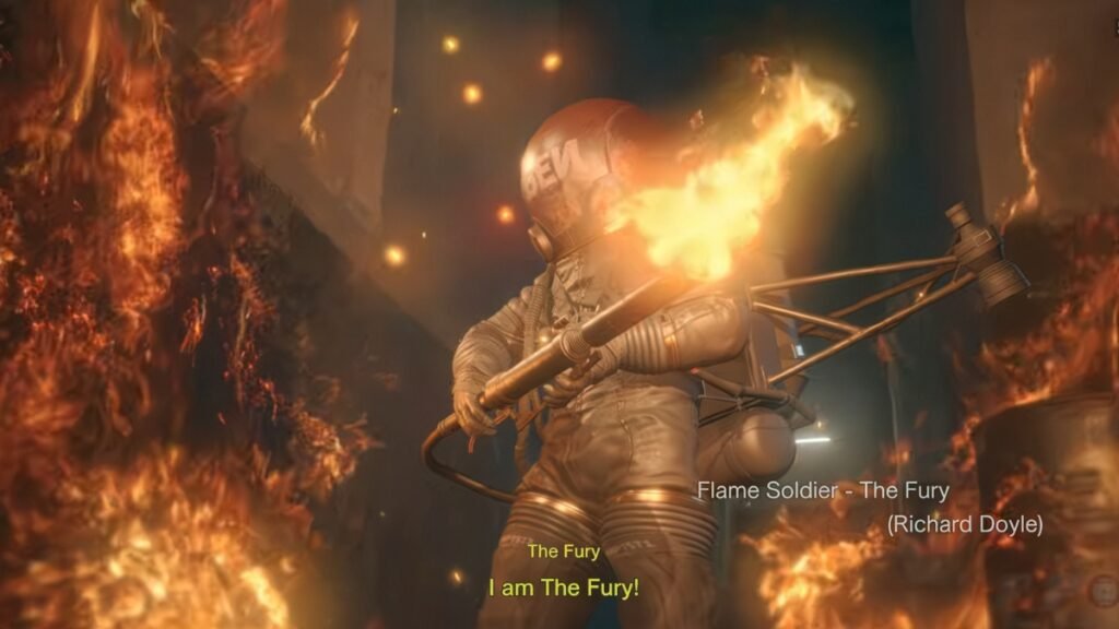 The Fury is saying his name in Metal Gear Solid Delta: Snake Eater