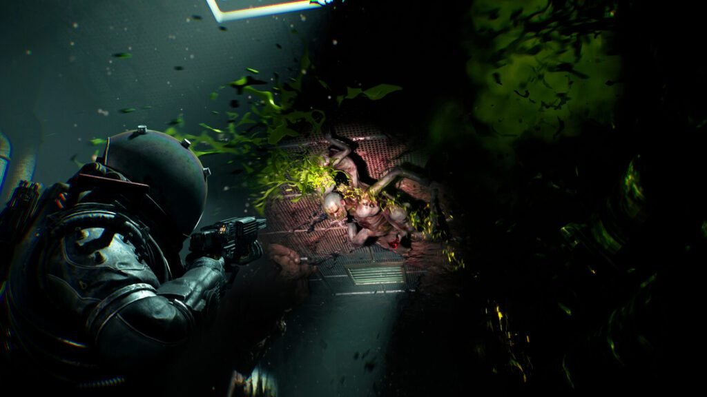 What is Essence in Cronos: The New Dawn? | Cronos: The New Dawn,Essence | GamesHorizon A time traveller in Cronos: The New Dawn opens fire on a twisted alien creature spewing green fluid
