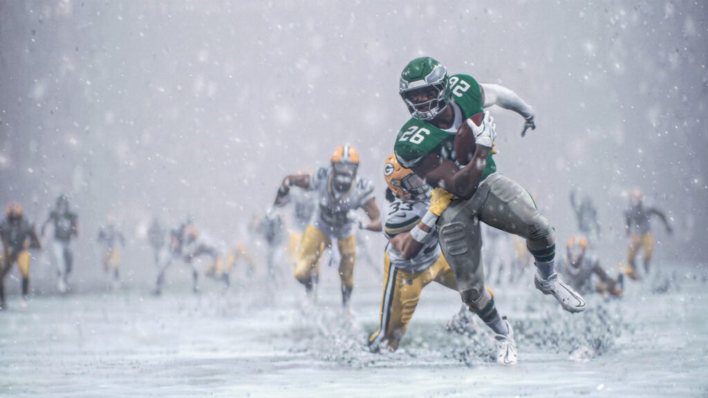 Madden NFL 26 Auction House Explained | | GamesHorizon A snow covered showdown in Madden 26 sees a running back breaking free from defenders