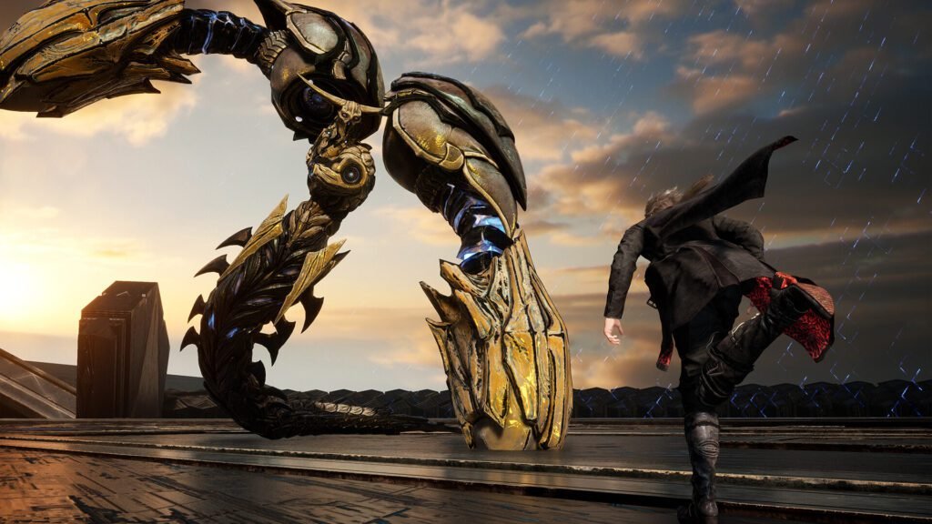 Is Lost Soul Aside Open World? | Open World,Lost Soul Aside | GamesHorizon The protagonist heading towards the creature