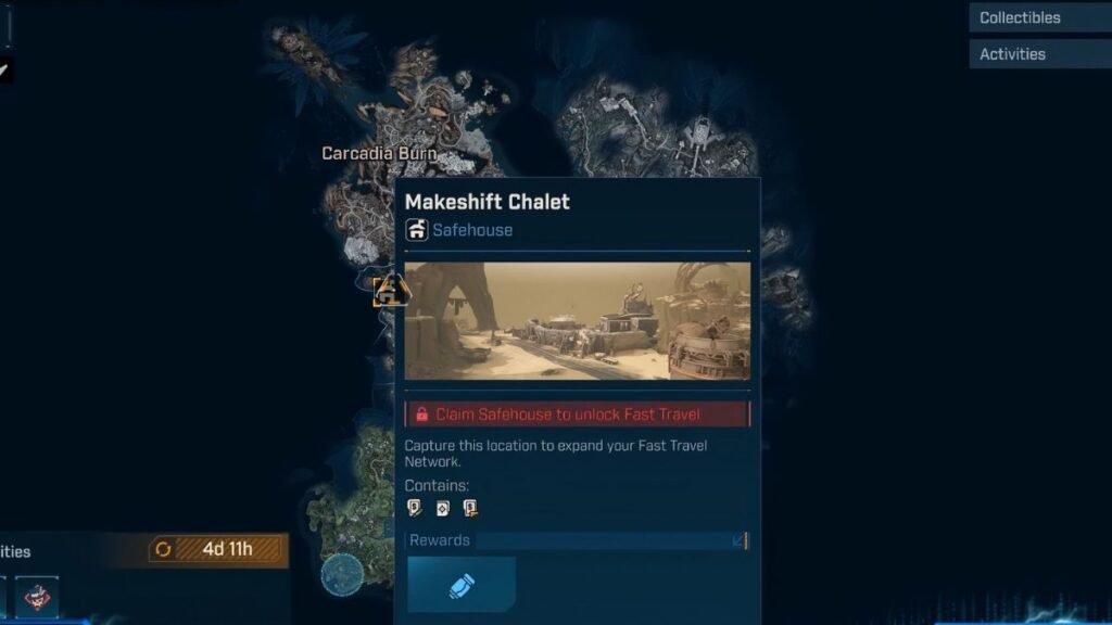 Makeshift Chalet Safehouse in Borderlands 4