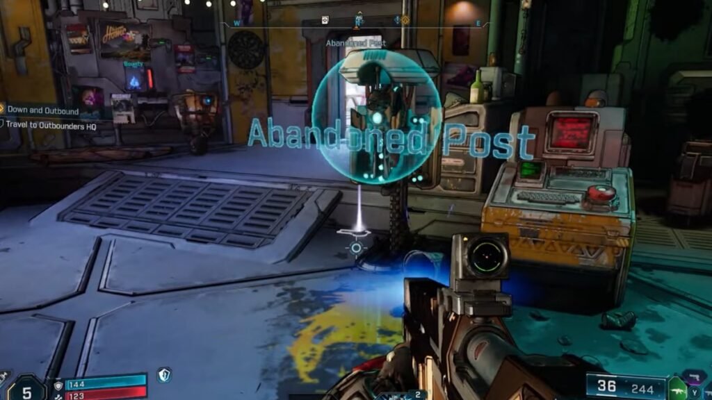 How To Drop Items In Borderlands 4 | Borderlands 4 | GamesHorizon A screenshot of a dropped item in Borderlands 4