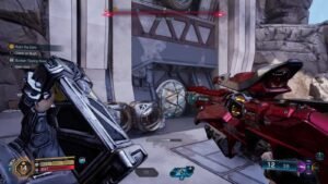 A screenshot of a player running with an Order Canister in Borderlands 4