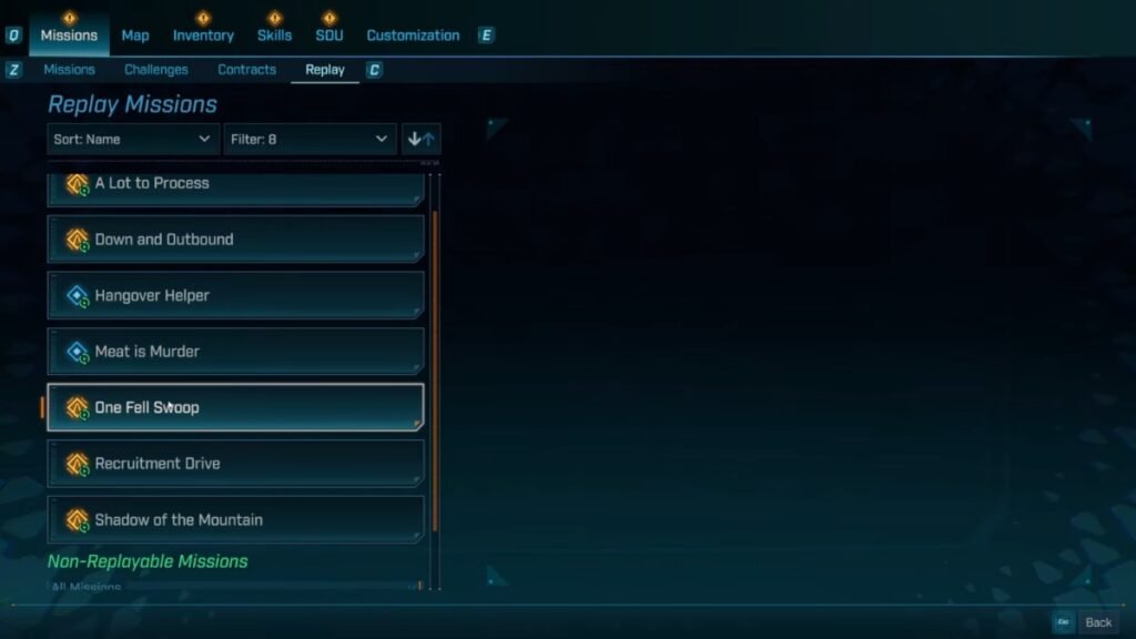 How To Open Order Bunkers In Borderlands 4 | Borderlands 4 | GamesHorizon A screenshot showing the One Fell Swoop mission in Borderlands 4