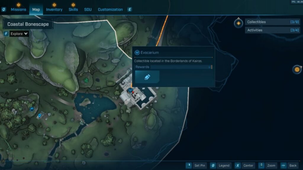 Borderlands 4: How To Solve Waterstop Evocarium | Borderlands 4 | GamesHorizon A screenshot showing the location of Waterstop Evocarium in Borderlands 4