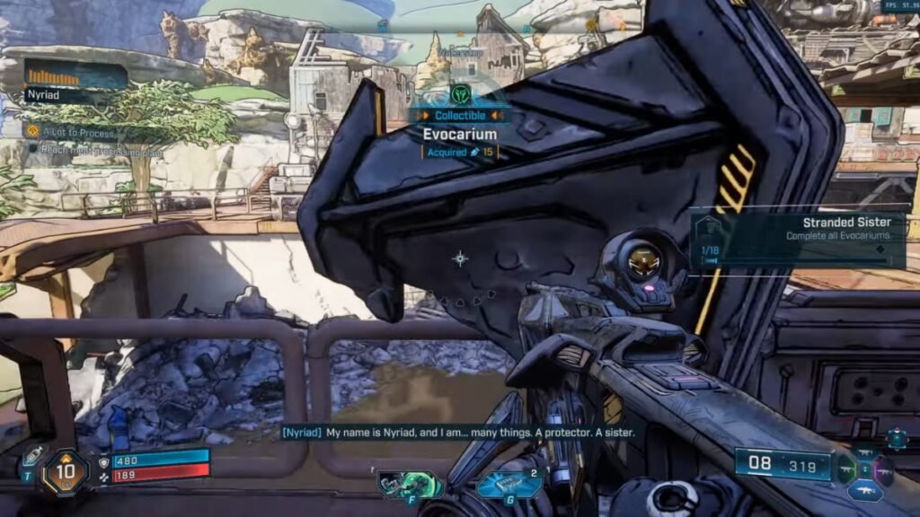 Borderlands 4: How To Solve Waterstop Evocarium | Borderlands 4 | GamesHorizon A screenshot showing the player claiming the Waterstop Evocarium puzzle in Borderlands 4
