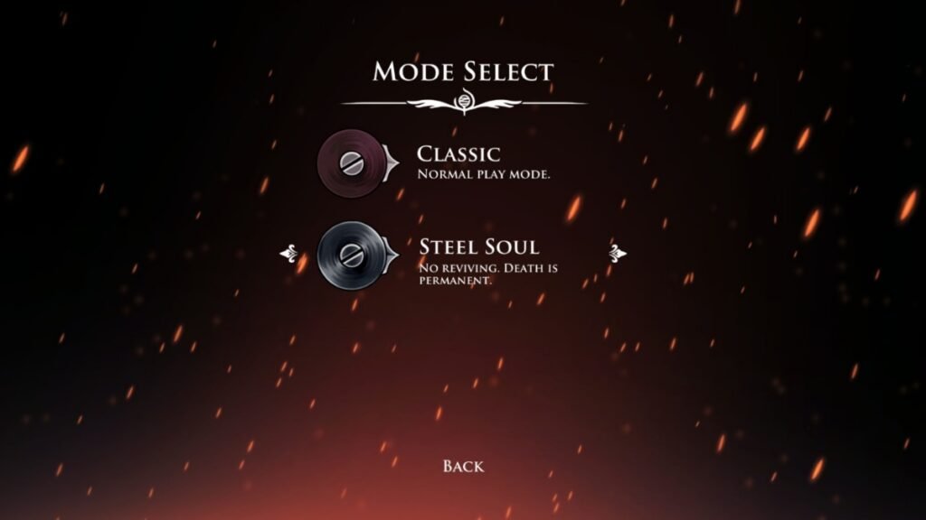 A-screenshow-showing-the-Steel-Soul-mode-selection-in-Hollow-Knight-Silksong