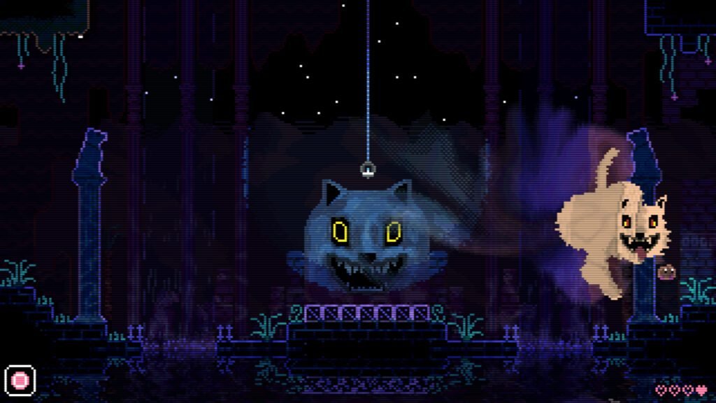 A screenshot of the level design in Animal Well