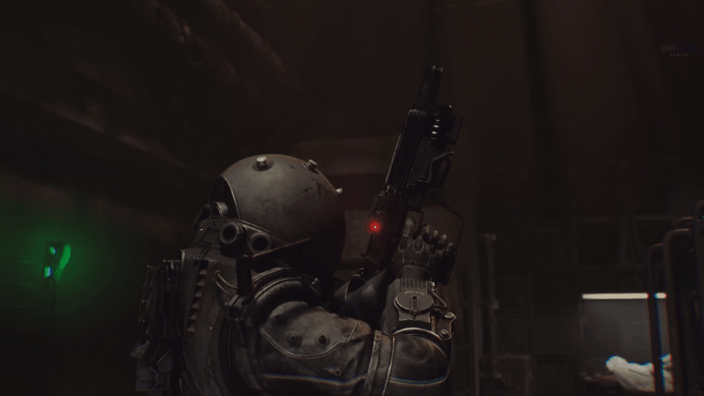The Traveler holding the Dagger PS-3713 in Cronos: New Dawn